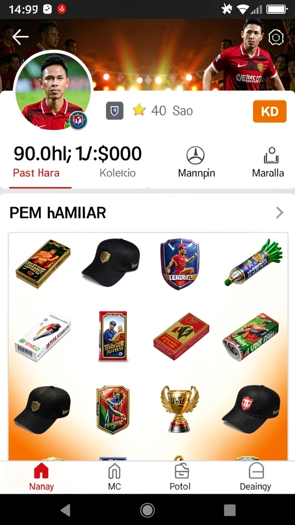 d200m - Karakter yang dapat dikustomisasi sesuai keinginan pemain.