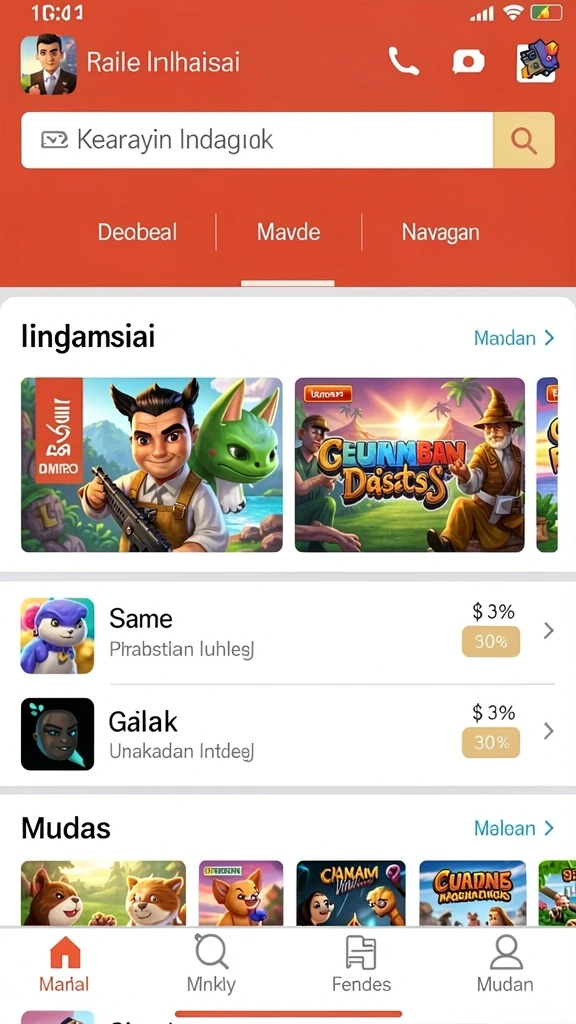 fa99 - Tangkapan layar dari salah satu level yang menantang.