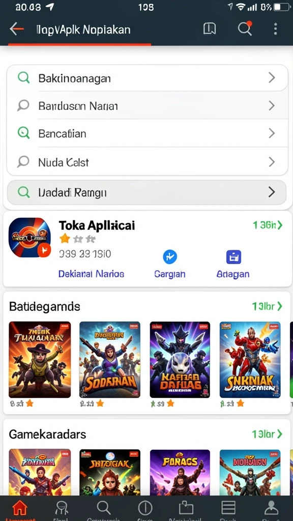 mantra55 - Tampilan level yang menakjubkan dan penuh warna.
