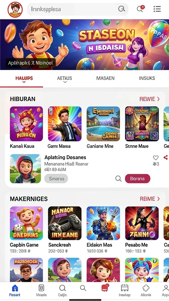 pasar123 - Antarmuka aplikasi yang user-friendly.
