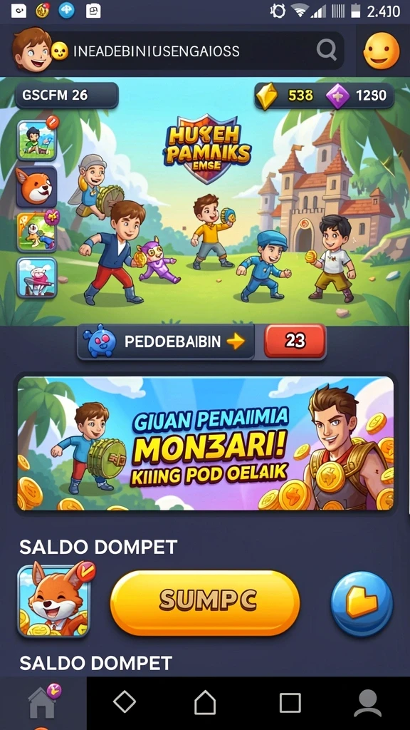paus188 - Screenshot menunjukkan gameplay seru dengan grafis yang menawan.